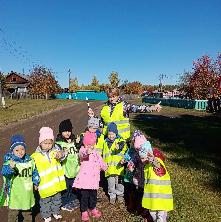 В МКДОУ детский сад «Ручеек» п. Лермонтовский проходит неделя безопасности дорожного движения