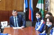 Встреча с мэром Киренского района