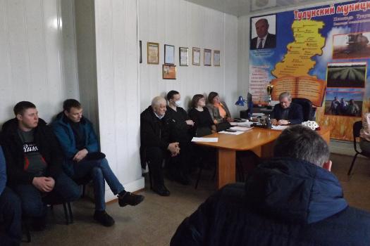 С совещания представителей местного самоуправления и руководителей аграрно-промышленного комплекса Тулунского района