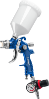 Пневматический краскопульт с верхним бачком Зубр Профессионал PRO 600M, HVLP, 1.4 мм, (06453-1.4)