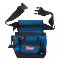 Сумка - пояс Зубр Эксперт одинарная, держатель для молотка, 9 карманов 38632