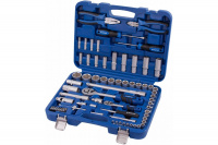 Набор инструментов Кобальт 69пр 1/2",1/4" 4-32мм 6-гран. пластик кейс