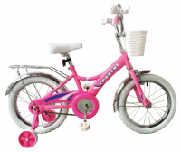 Велосипед детский Torrent Cristal + корзина Розовы
