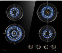 Варочная поверхность газовая Weissgauff HGG 640 BG Premium Brass