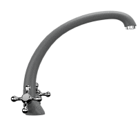 Смеситель Ulgran U-013 темно-серый