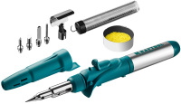 Набор 10-в-1 газовый паяльник, горелка, фен Kraftool SolderPro 120K 55503-H10