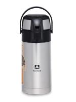 Термос Арктика 501-3000 вакуумный, с пневмонасосом, 3 л, стальной