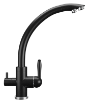 Смеситель Ulgran U-017 ультра-черный Смеситель Ulgran U-017 ультра-черный