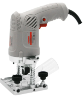 Фрезер кромочно-петлевой Crown CT11020 430Вт, цанга 6мм, ход 30мм