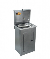 Умывальник с подогревом Вихрь ЛЮКС, нержавейка, серебро