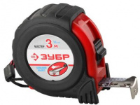 Рулетка Зубр 34055-08-25_z02 "МАСТЕР", обрезиненный корпус, на карточке, 8 м/ 25 мм