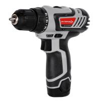 Дрель аккумуляторная Интерскол ДА-10/12ЭР 28 ПРОМО(12В,Li-ion,2х2Ач,0-400/1400об/мин,28Нм,БЗП 0.8-10мм) 0.96кг