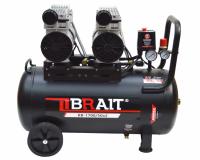 Компрессор воздушный Brait KВ-1700/50х2 (280л/мин,50л,220В/1.7кВт,2цил,8бар)