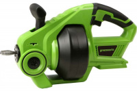 Трос сантехнический аккумуляторный Greenworks, G24DA, 24V, без АКБ и ЗУ