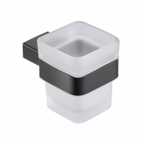 Держатель со стаканом Milacio Ultra (MCU.951.MB) (чёрный матовый)