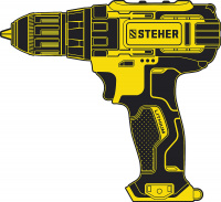 Дрель-шуруповерт Steher CD-200 без АКБ, в коробке