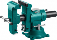 Тиски стальные слесарные  с поворотом в двух плоскостях Kraftool 3D-SteelL 32704-150