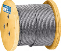 Трос грузоподъемный стальной, оцинкованный DIN 3060 Зубр 30415-08, Профессионал