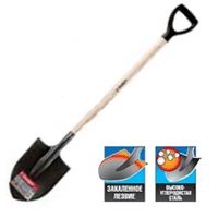 Лопата Зубр Мастер Фаворит штыковая, 290х205х1200мм 4-39502_z01