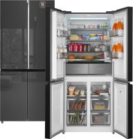 Холодильник Weissgauff WCD 590 NoFrost Inverter Premium EcoFresh Inox Glass