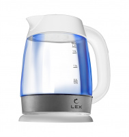 Чайник электрический Lex LX 30011-2 (белый)