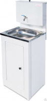 Умывальник Акватекс без ЭВН+мойка нерж. белый