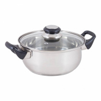 Кастрюля из нерж стали с кр. Mallony BAK-04