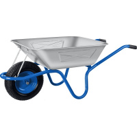 Тачка с широким пневматическим колесом Зубр ПТ-250 39907