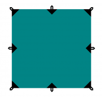 Тент BTrace 4x6 Зеленый 4-18995