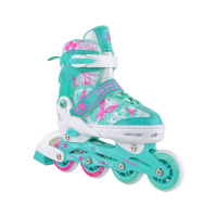 Коньки роликовые Альфа Каприз Soul Mint раздв.полум. S (р.31-34) 4-26045