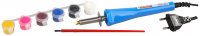 Прибор для выжигания Stayer "MASTER"  с набором насадок и красками, 45220