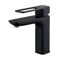 Смеситель для раковины Iddis Slide SLIBL00i01 черный матовый