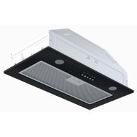 Кухонная вытяжка Konigin Skylark Black Glass 60 Кухонная вытяжка Konigin Skylark Black Glass 60