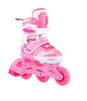 Коньки роликовые Альфа Каприз Kitty Pink L (р.37-40)