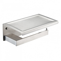 Держатель для туалетной бумаги настенный Milacio Ultra MCU.953.SS сталь нержавеющая