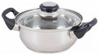 Кастрюля из нерж стали с крышкой BAK-S-01