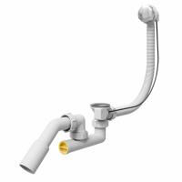 Слив-перелив для ванны полуавтомат Milacio Ultra MCU.014.SS, сталь нержавеющая