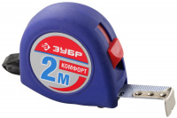 Рулетка Зубр 34016-2 "СТАНДАРТ", корпус с резиновым напылением, 2м/16мм