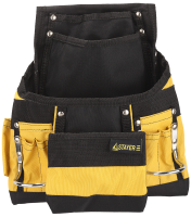 Сумка поясная для инструментов Stayer 38605 (нейлоновая, 10 карманов)