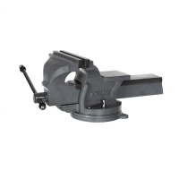 Тиски слесарные поворотные Кобальт, 200 мм, захват 200 мм, 16,5 кг, наковальня