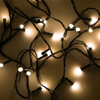 Гирлянда светод. "Минишарики" SE-MINI-110WW