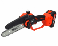 Пила цепная аккумуляторная мини Brait BCHS20-2NM (20В,1х2Ah тип MAKITA,ЗУ,шина15см, цепь1/4х1,1х37зв) 2.1кг