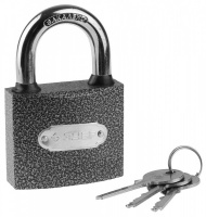 Замок Зубр "Мастер" 3712-60_z01 навесной, металлический корпус, закаленная дужка, 63мм