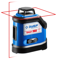 Нивелир лазерный линейный Зубр "ПРОФЕССИОНАЛ" "Крест-360", 34906