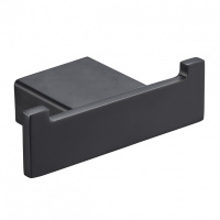 Крючок для полотенца Milacio Ultra двойной чёрный матовый