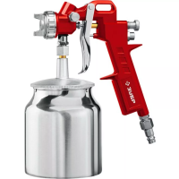 Пневматический краскопульт с нижним бачком Зубр MS 200N-3, 1.2, 1.5, 1.8 мм (06457)