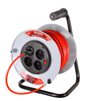 Удлинитель силовой на катушке Ресанта СУ-2х1-30/2 (с выкл., 4 розетки)