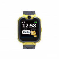 Детские смарт-часы с GPS Canyon CNE-KW31YB желто-черные