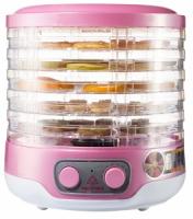 Сушилка для овощей Мастерица EFD-3061 розовый перламутр 6 поддонов + 1 поддон д/пастилы
