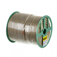 Трос стальной в полимерной оболочке Stayer 30410-25 d=2,5 мм, L=200 м